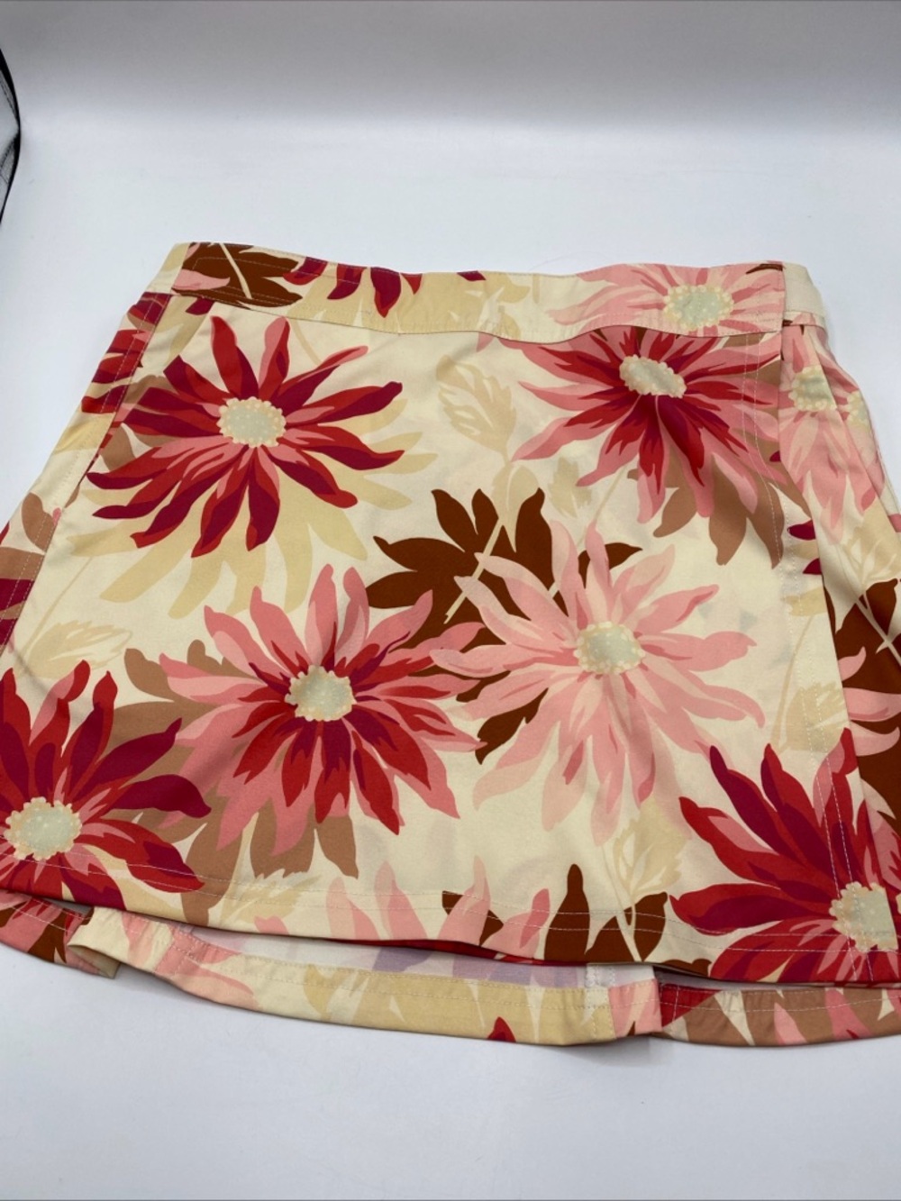 Ripskirt Hawaii Mini Wrap Skirt Swim Floral Tropical Botanical Summer Small